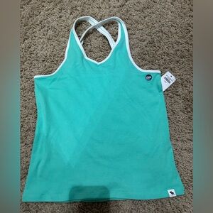 Abercrombie Kids seafoam green tank top